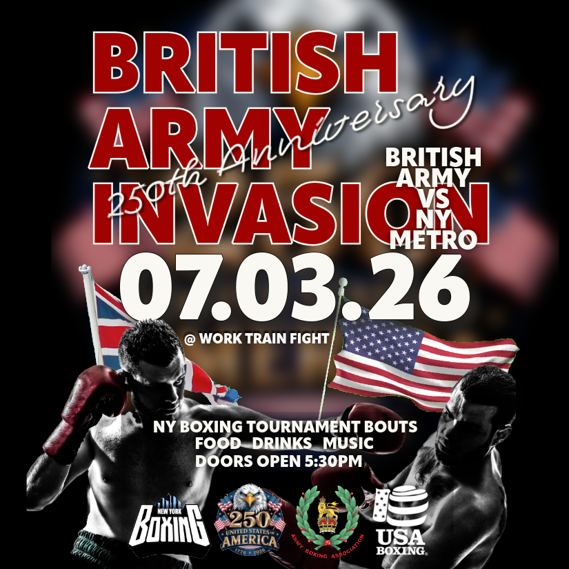 USA Boxing Presents: British Army vs NY Metro